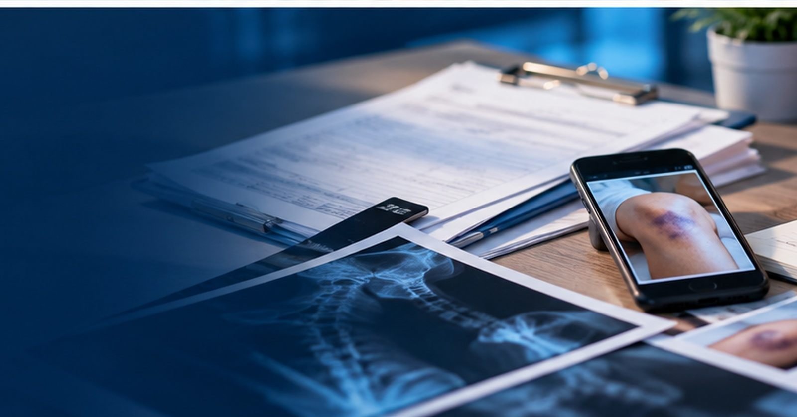 Documenting injuries and treatment with a symptom journal after a car accident in New Castle County, DE
